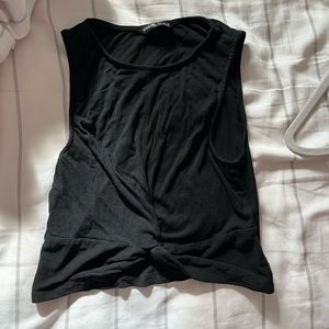 Black tank top